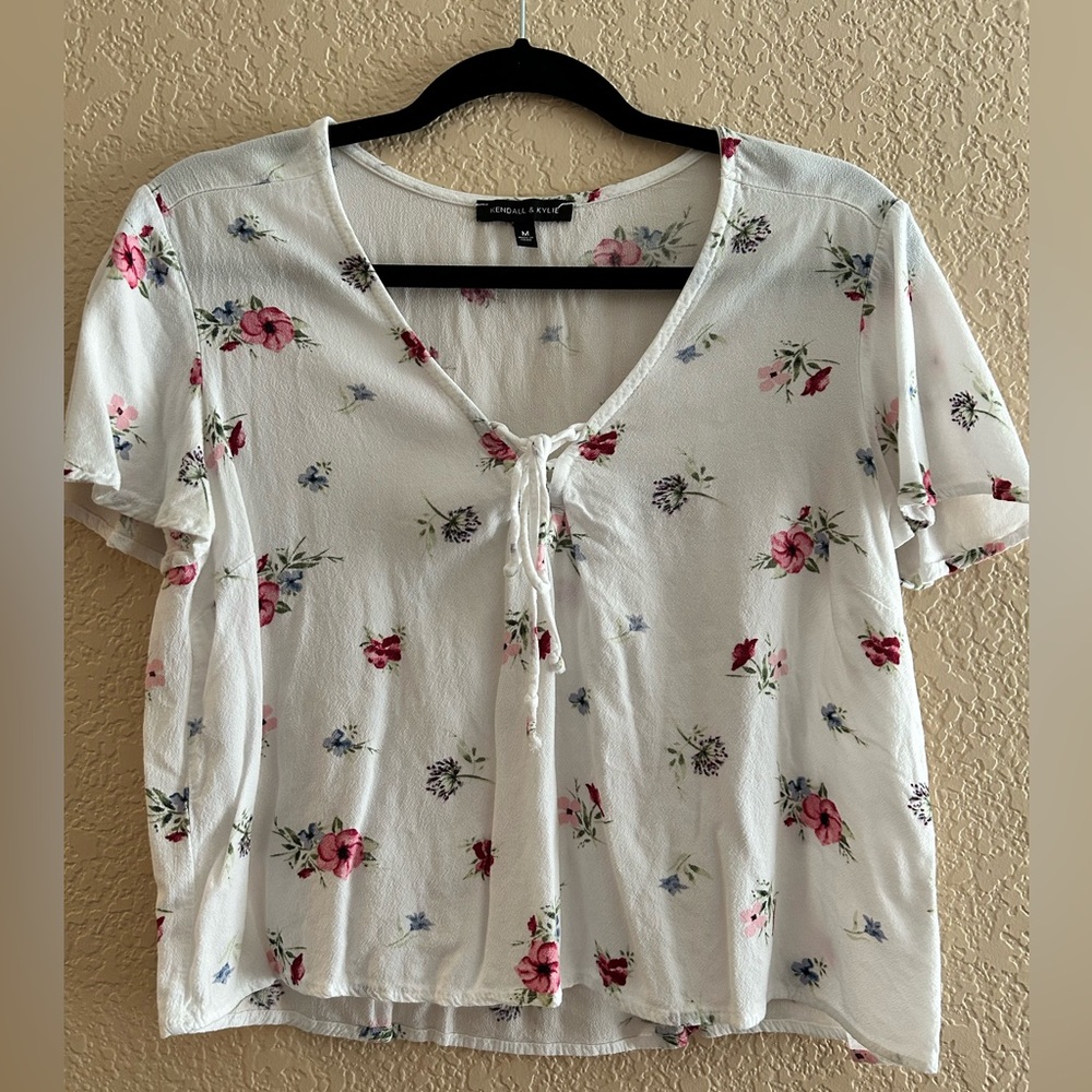 Floral Crop Top Size M